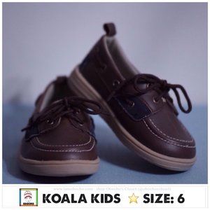 Koala Kid's Brown Round Toe Lace Up Boot Size 6 (PRE-LOVED)